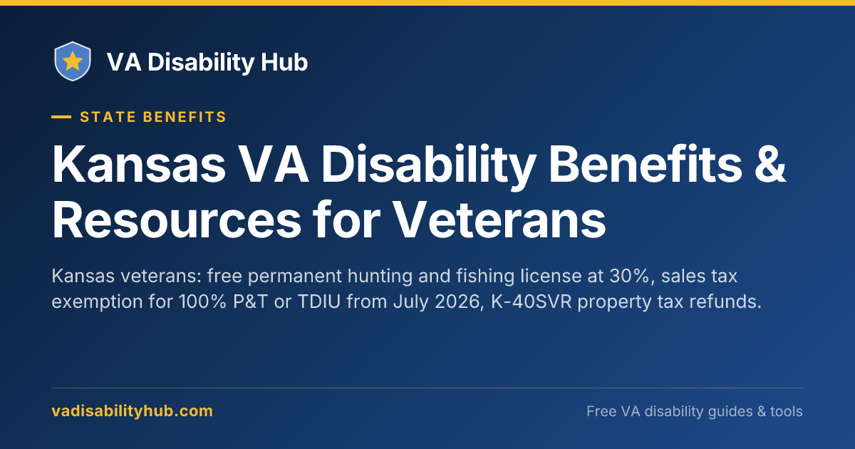 Kansas VA Disability Benefits & Resources for Veterans | VA Disability Hub