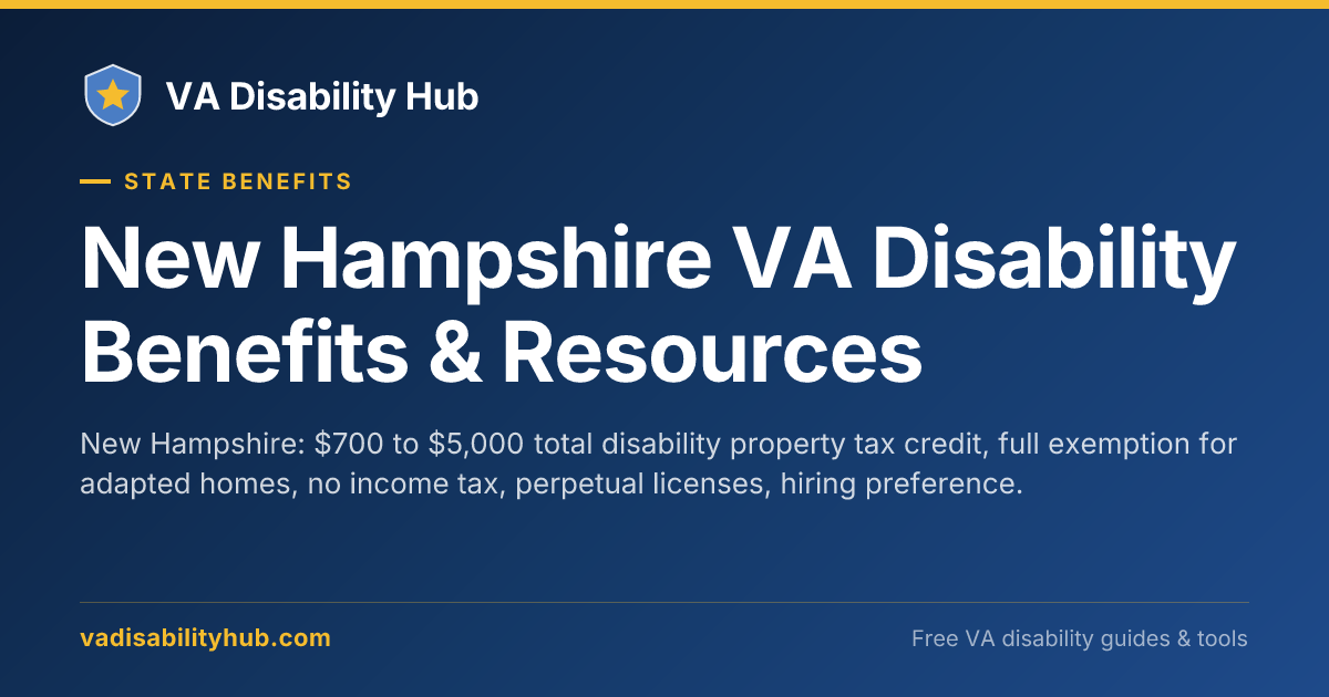 New Hampshire VA Disability Benefits & Resources for Veterans | VA ...
